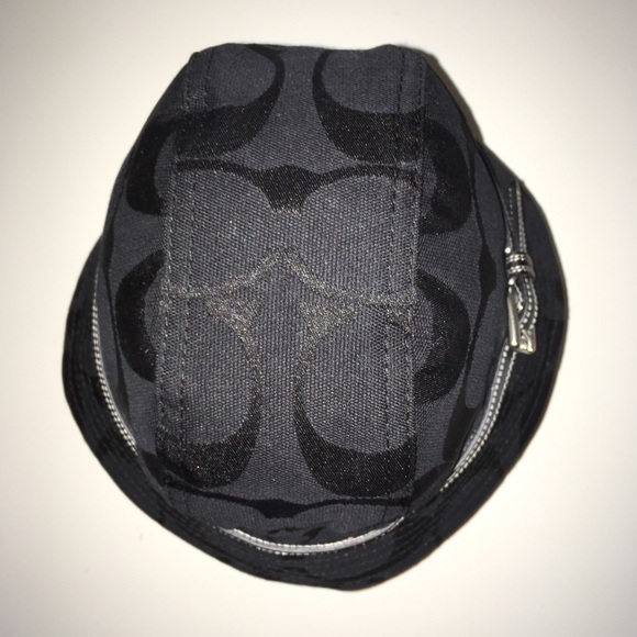 Coach Signature Fedora Hat Women Size M/L New NWT - Picture 5 of 9